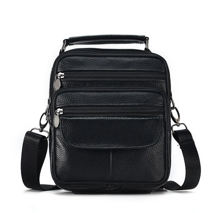 Genuine Leather Crossbody Men's  Messenger Sling Bag