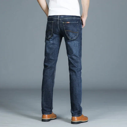 Casual & Stylish Men's Classic Straight Fit Ripped Denim Jeans