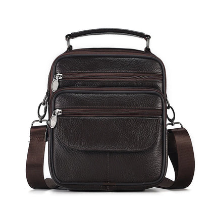 Genuine Leather Crossbody Men's  Messenger Sling Bag