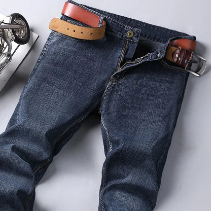 Casual & Stylish Men's Classic Straight Fit Ripped Denim Jeans
