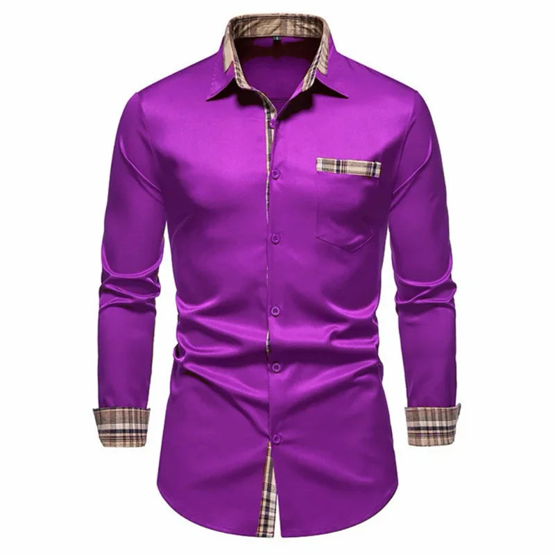 Elegant Slim Fit Men’s Formal Shirt for Business Wear