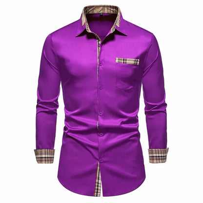 Elegant Slim Fit Men’s Formal Shirt for Business Wear