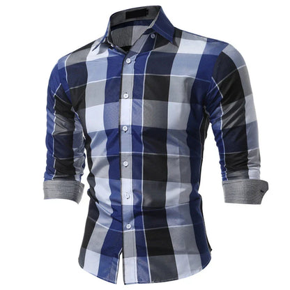 Long Sleeve Stylish Outdoor Striped Designer Men’s Shirt