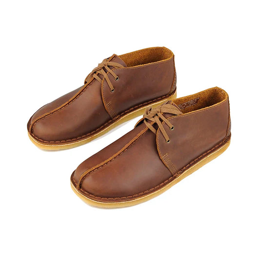 Retro Cowhide Casual Walkers Genuine Leather Men's Desert Boots