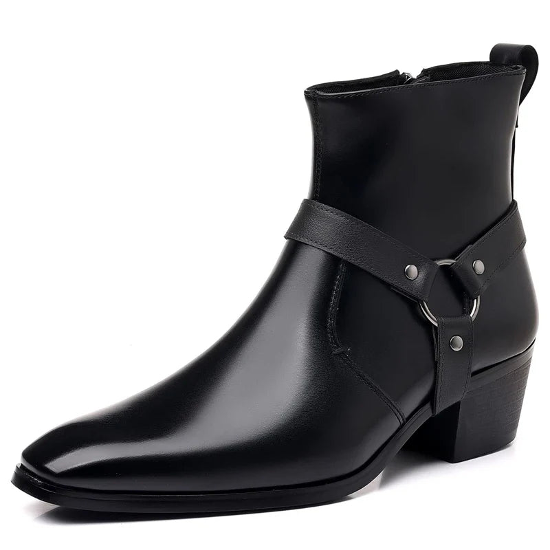 Elegant & Comfy Waterproof Retro Leather Chelsea Boots for Men