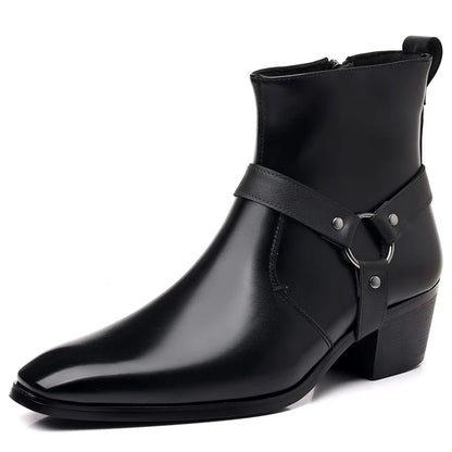 Elegant & Comfy Waterproof Retro Leather Chelsea Boots for Men