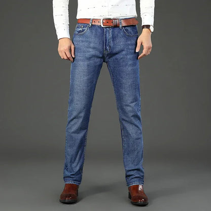 Casual & Stylish Men's Classic Straight Fit Ripped Denim Jeans