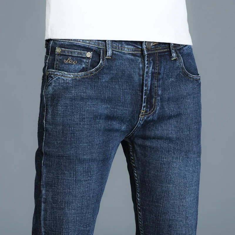Casual & Stylish Men's Classic Straight Fit Ripped Denim Jeans
