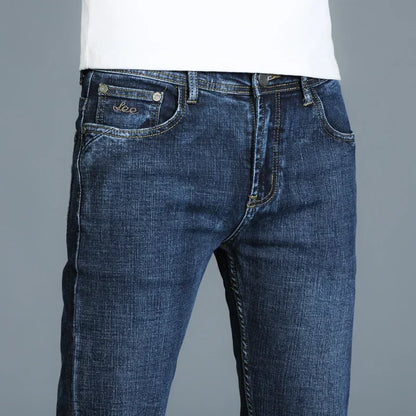 Casual & Stylish Men's Classic Straight Fit Ripped Denim Jeans