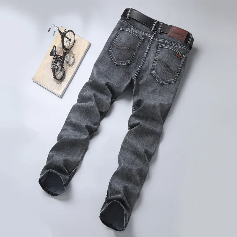 Casual & Stylish Men's Classic Straight Fit Ripped Denim Jeans