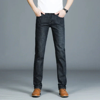 Casual & Stylish Men's Classic Straight Fit Ripped Denim Jeans