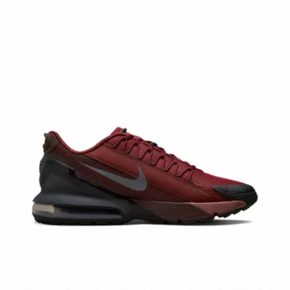 Air Max Pulse Black Red Mesh Men's Cushioned Running Shoes