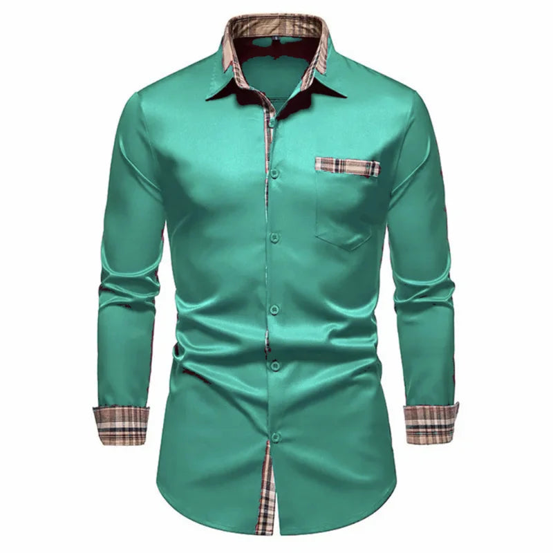 Elegant Slim Fit Men’s Formal Shirt for Business Wear