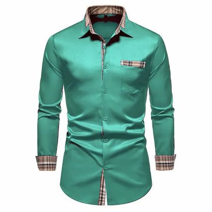 Elegant Slim Fit Men’s Formal Shirt for Business Wear
