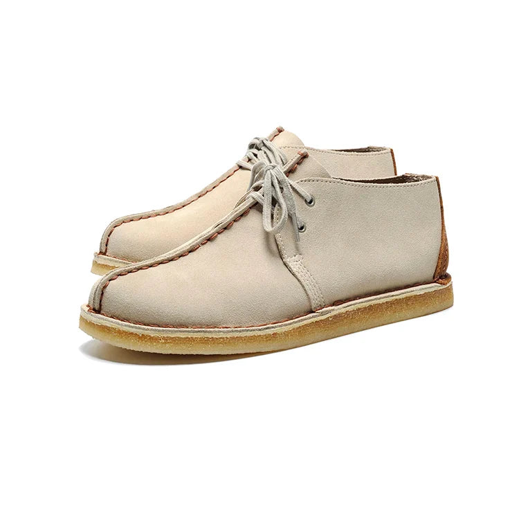 Retro Cowhide Casual Walkers Genuine Leather Men's Desert Boots
