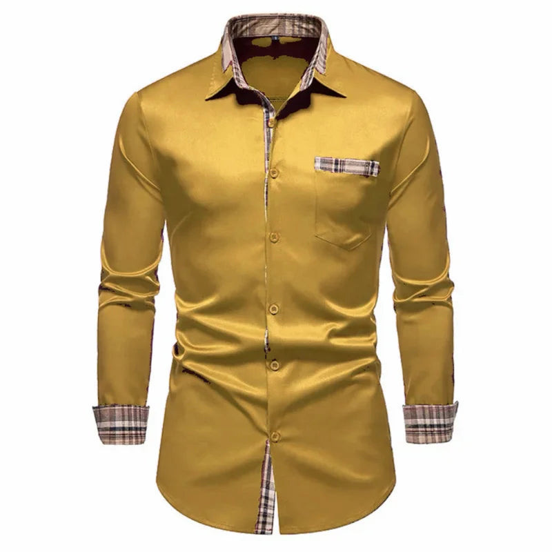 Elegant Slim Fit Men’s Formal Shirt for Business Wear