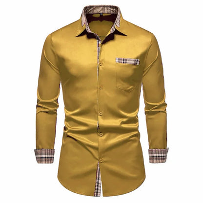 Elegant Slim Fit Men’s Formal Shirt for Business Wear
