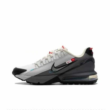 Air Max Pulse Black Red Mesh Men's Cushioned Running Shoes
