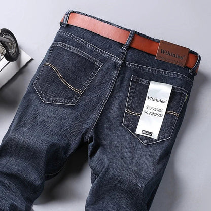 Casual & Stylish Men's Classic Straight Fit Ripped Denim Jeans