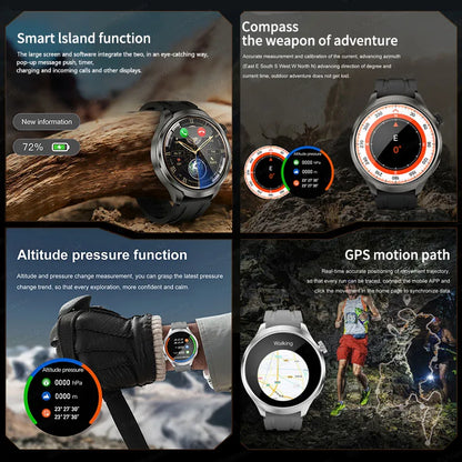 Huawei GPS Smartwatch Men 1.85" AMOLED NFC Bluetooth Call