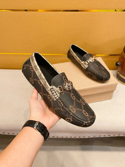 Soft Sole Business  Italian Designer Leather Loafers Shoes for Men