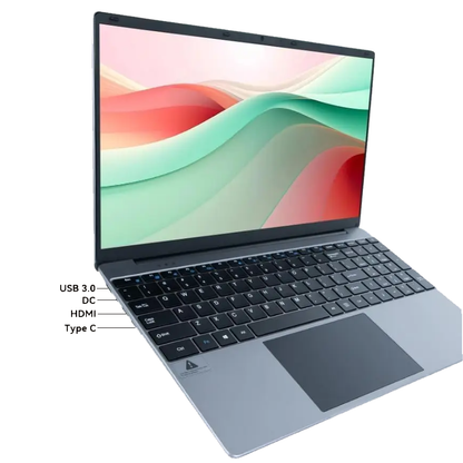 15.6" FHD Laptop 16GB+512GB SSD Intel N5095 Win11 Notebook