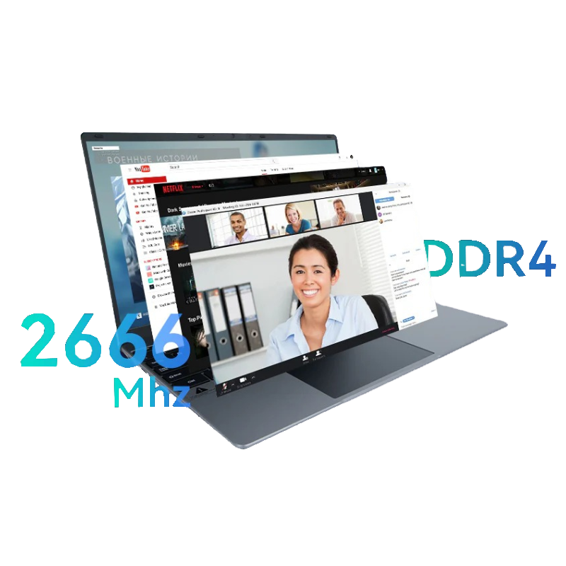 15.6" FHD Laptop 16GB+512GB SSD Intel N5095 Win11 Notebook