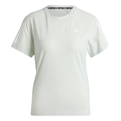 adidas Women's Own The Run Tee - LINEN GREEN
