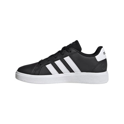adidas Youth Grand Court 2.0 (Core Black / Cloud White / Core Black)