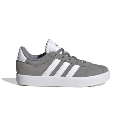 adidas Youth VL Court 3.0 (Gray / White / Silver Metallic)
