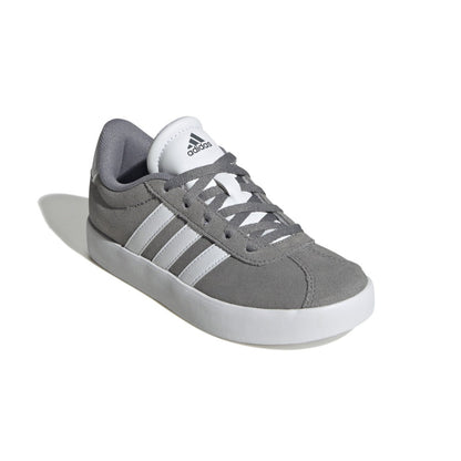 adidas Youth VL Court 3.0 (Gray / White / Silver Metallic)
