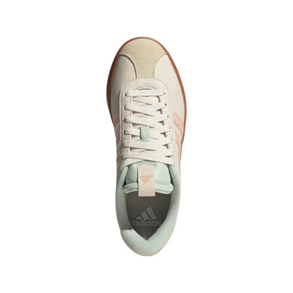 adidas Women's VL Court 3.0 Shoes - Wonder White / Powder Coral / Linen Green